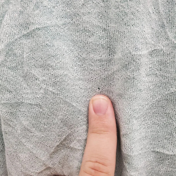 Ann Taylor Women's Mint Green Gauzy Layer‎ Sheer 3/4 Sleeve Button Up Cardigan L - Picture 7 of 8